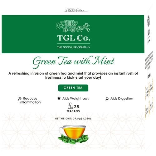 TGL Co. Mint Green Tea Bags TGL Co. Mint Green Tea Bags--37.5 g (25 Bags x 1.5 g each)