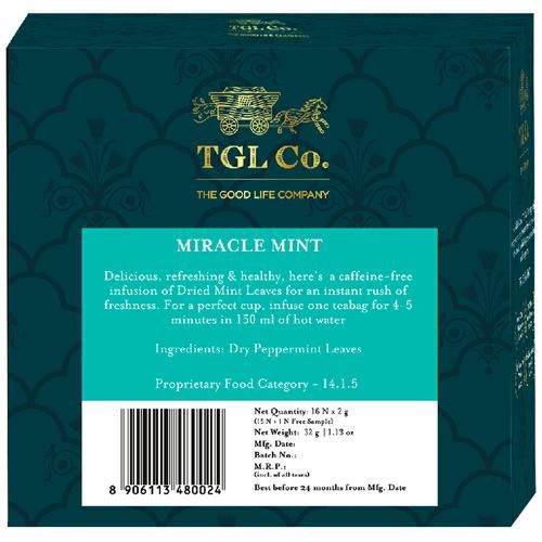 TGL Co. Miracle Mint Tea Bags Herbal Tea - Image 3