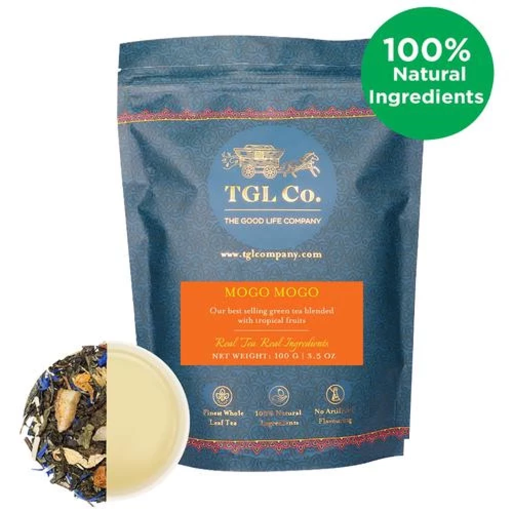 TGL Co. Mogo Mogo fruit Green Tea Make Brew Iced Tea or Hot Tea - Image 2