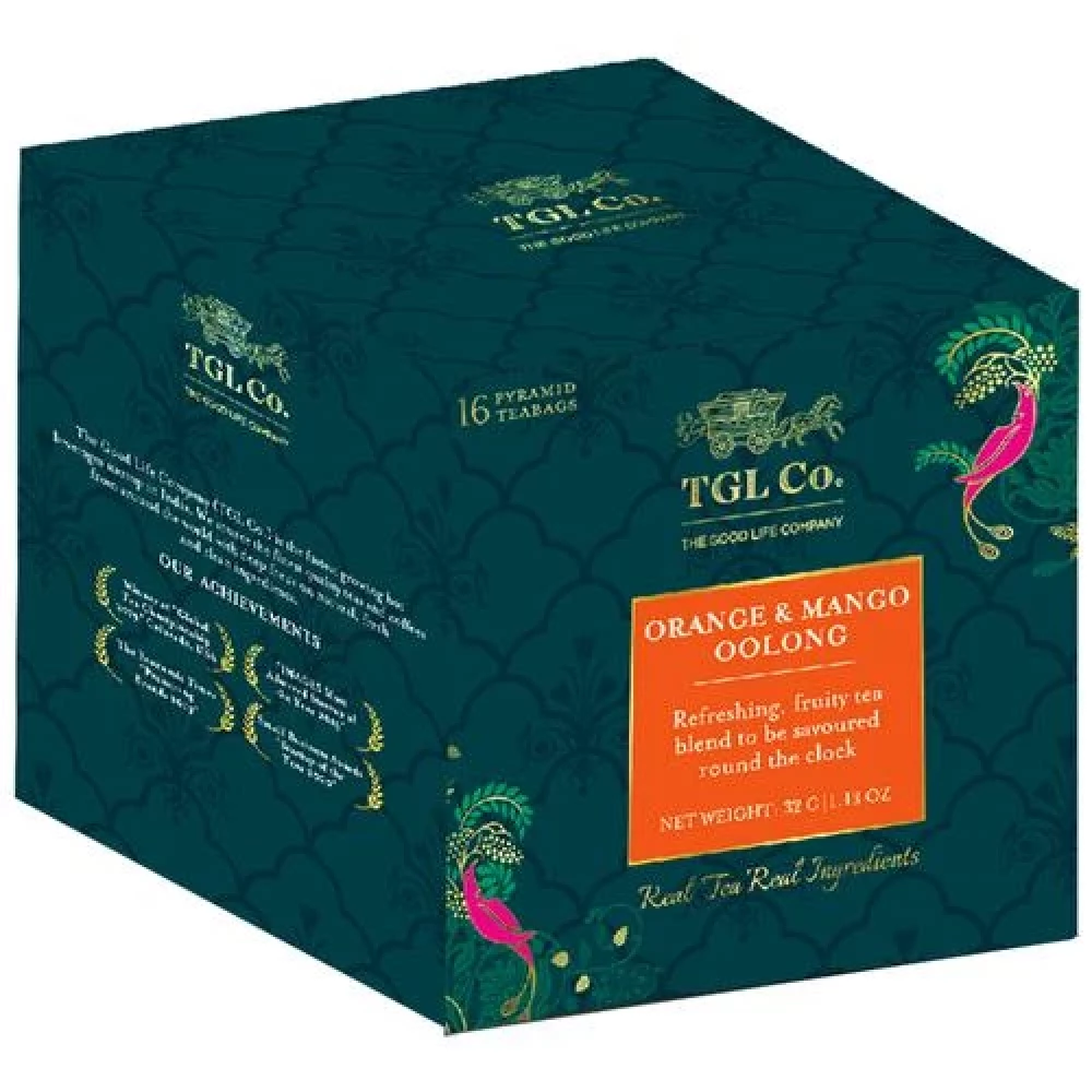 TGL Co. Orange & Mango Oolong Tea Bags Make Brew Iced Tea or Hot Tea - Image 2