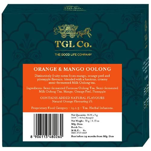 TGL Co. Orange & Mango Oolong Tea Bags Make Brew Iced Tea or Hot Tea - Image 3