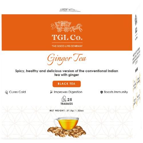 TGL Co. Pure Ginger Black Tea TGL Co. Pure Ginger Black Tea--37.5 g (25 Bags x 1.5 g each)