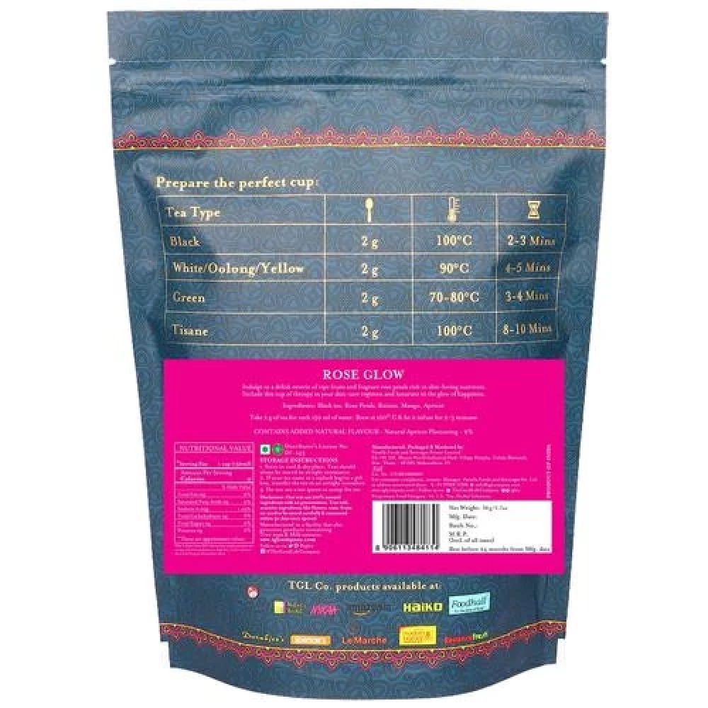 TGL Co. Rose Glow Black Tea Make Brew Iced Tea or Hot Tea - Image 2