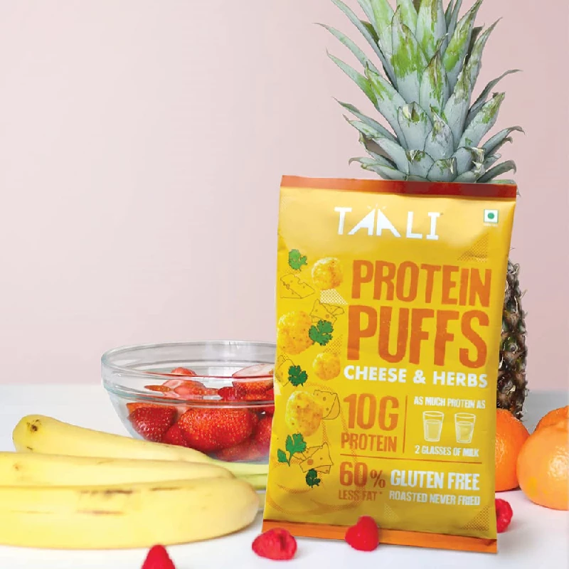 Taali Jowar Cheese & Herbs Protein Puffs - Image 3