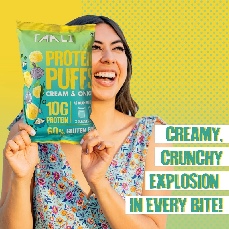 Taali Jowar Cream & Onion Protein Puffs - Image 5