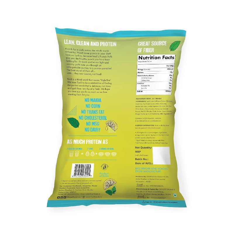 Taali Jowar Pudina Punch Protein Puffs - Image 3