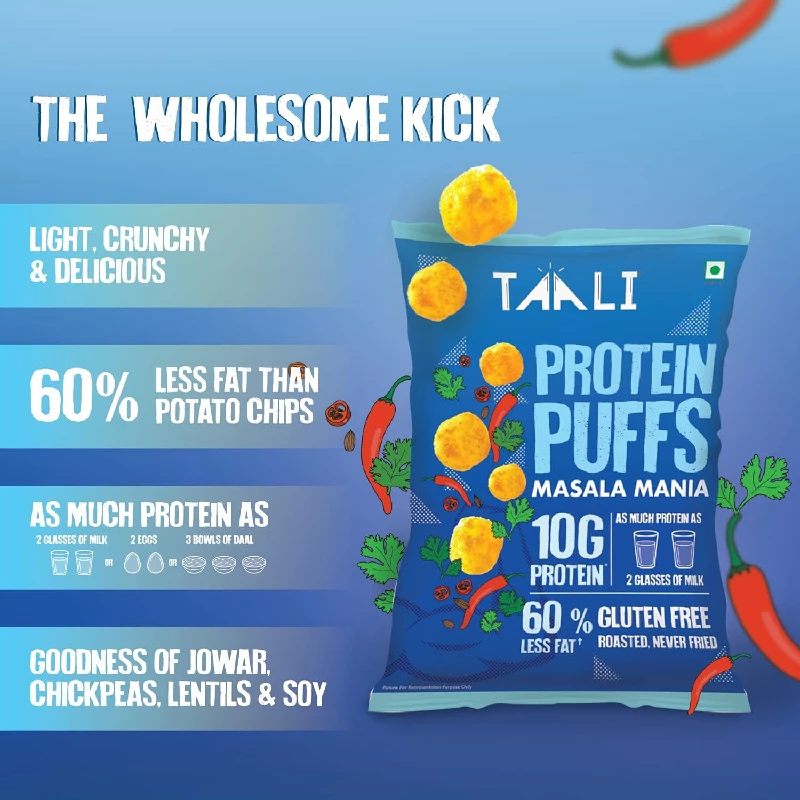 Taali Protein Puffs (Pack of 6) - Image 5