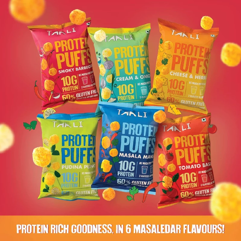 Taali Protein Puffs (Pack of 6) - Image 9