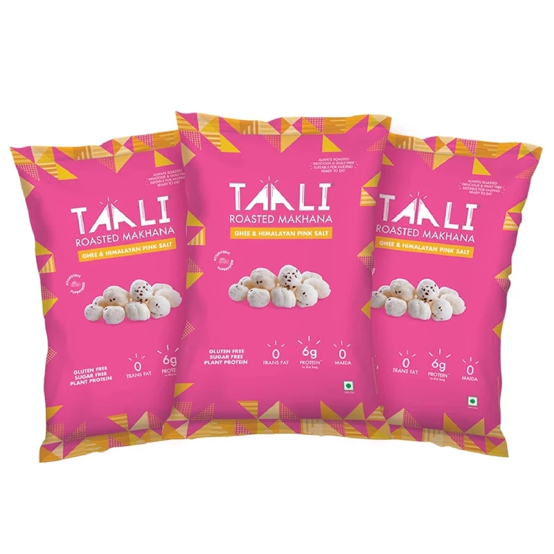 Taali Roasted Makhana Taali Roasted Makhana-Pack Size-(Pack of 3) 58 g Each