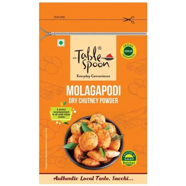 Tablespoon Dry Chutney/Molagapodi Powder - For All South Indian Snacks Tablespoon Dry Chutney/Molagapodi Powder - For All South Indian Snacks--150 g Pouch