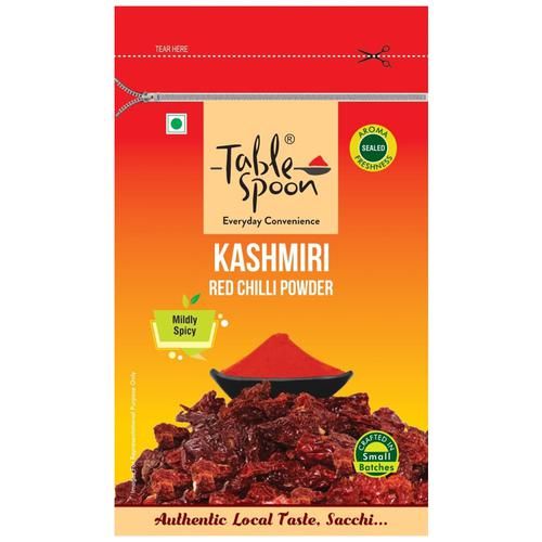 Tablespoon Kashmiri Red Chilli Powder - Mildly Spicy Tablespoon Kashmiri Red Chilli Powder - Mildly Spicy--75 g Pouch