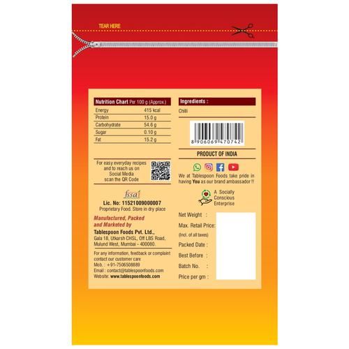 Tablespoon Red & Spicy Chilli Powder - Medium Spicy