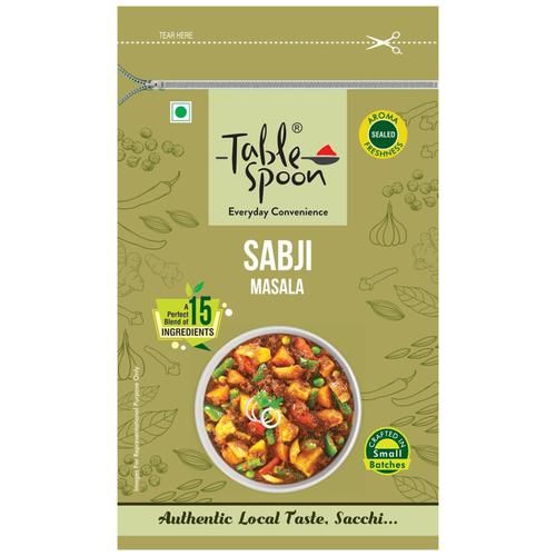 Tablespoon Sabji Masala - Blend Of 15 Ingredients Tablespoon Sabji Masala - Blend Of 15 Ingredients--75 g Pouch