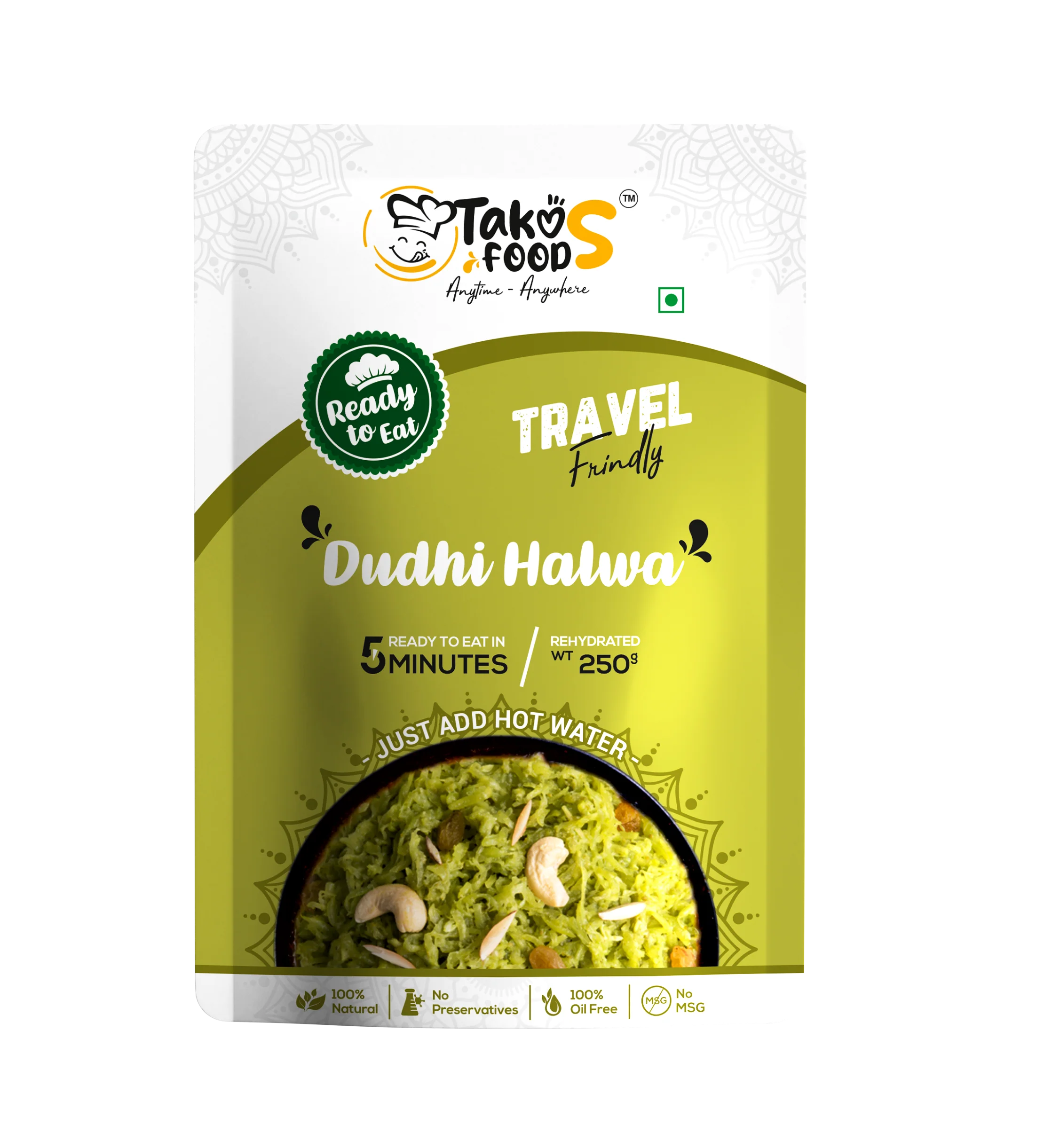 Takos Foods Dudhi Halwa Takos Foods Dudhi Halwa-Pack Size-250 g