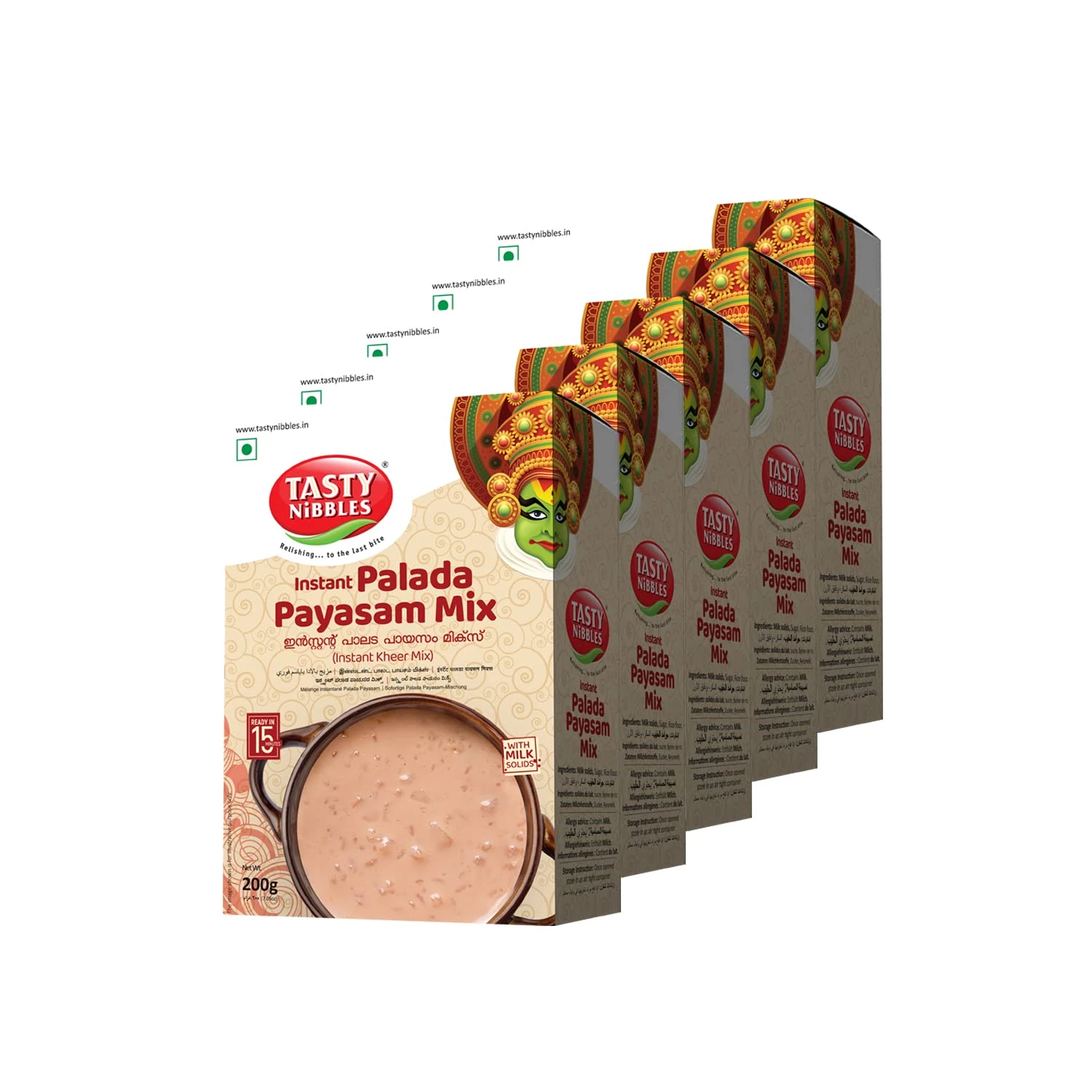 Tasty Nibbles Instant Palada Payasam Mix Tasty Nibbles Instant Palada Payasam Mix-Pack Size-Pack of 5 (200 g)