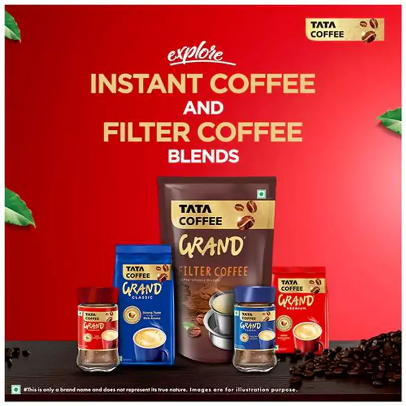 Tata Coffee Grand Premium Instant Coffee - 100% Coffee Blend - Image 20
