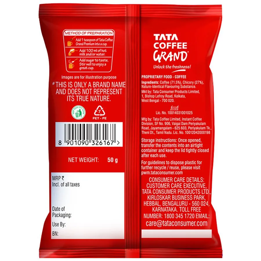 Tata Coffee Grand Premium Instant Coffee - 100% Coffee Blend - Image 12