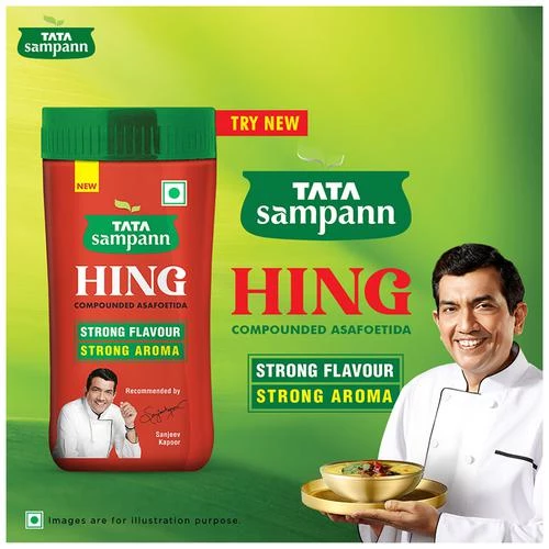 Tata Sampann Bandhani Hing/Compounded Asafoetida - Strong Flavour & Aroma - Image 5