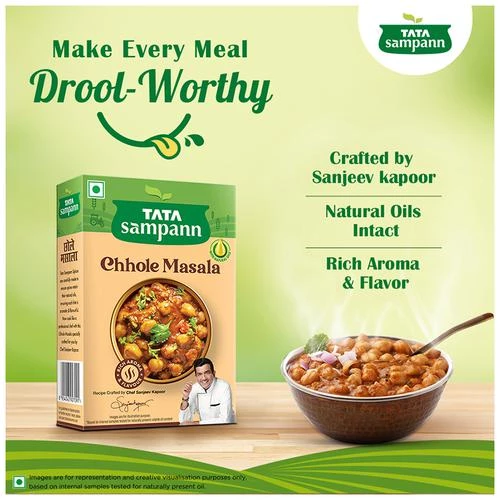 Tata Sampann Chhole Masala - With Natural Oils - Image 8