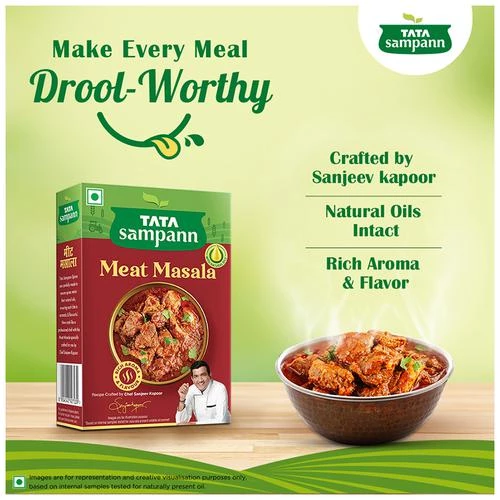 Tata Sampann Meat Masala - With Natural Oils - Image 9
