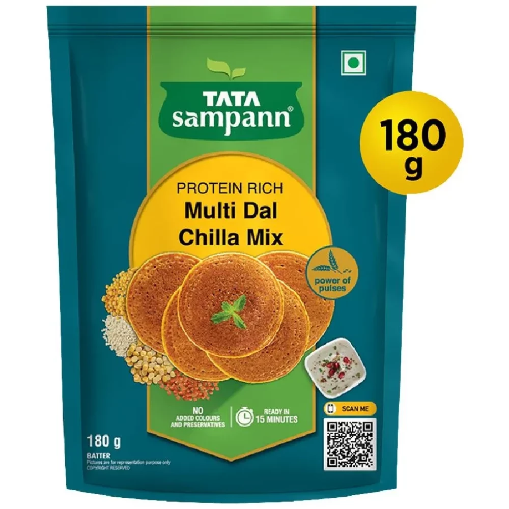 Tata Sampann Multi Dal Chilla Mix Tata Sampann Multi Dal Chilla Mix--180 g