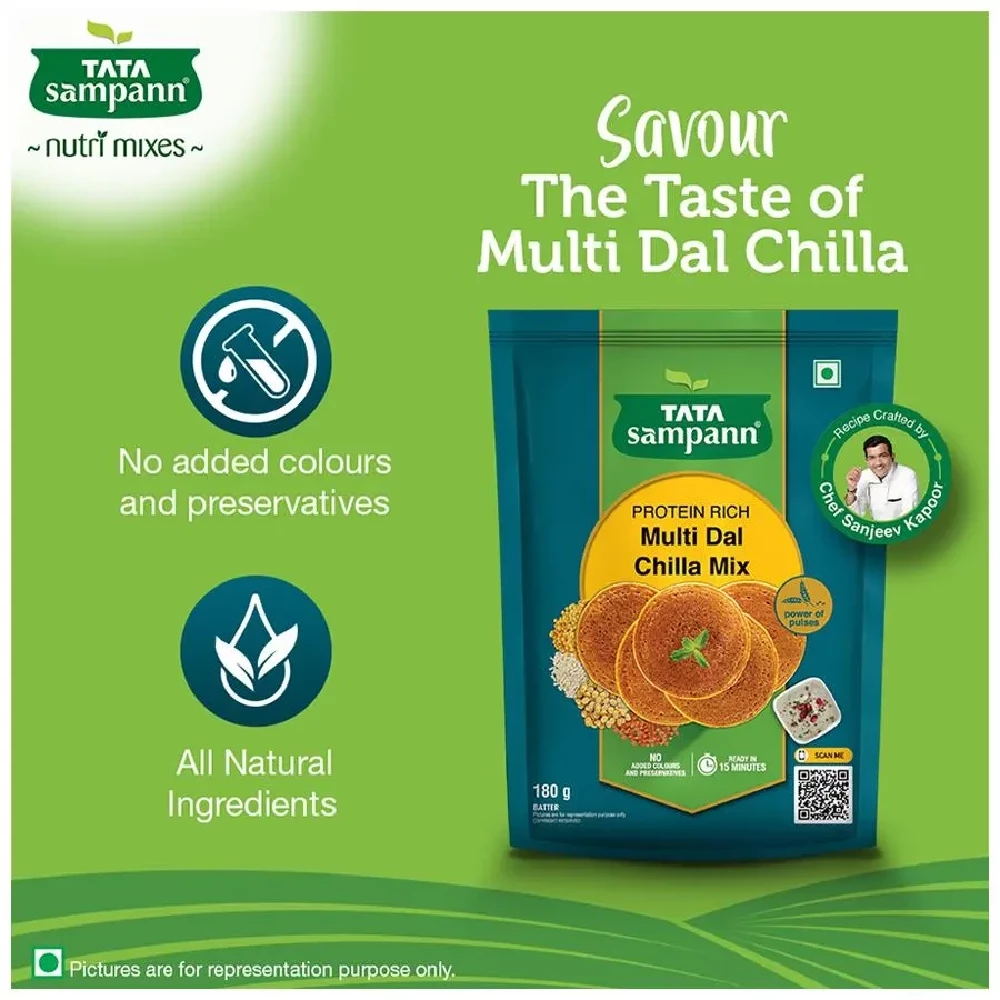 Tata Sampann Multi Dal Chilla Mix - Image 8