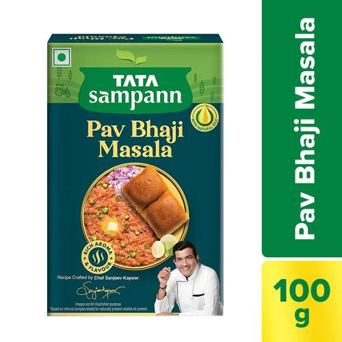 Tata Sampann Pav Bhaji Masala - With Natural Oils Tata Sampann Pav Bhaji Masala - With Natural Oils--100 g