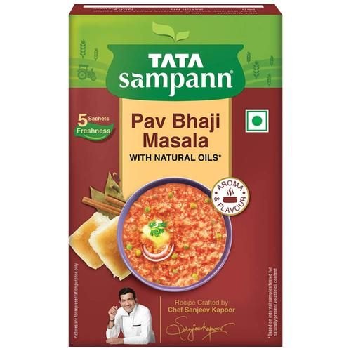Tata Sampann Pav Bhaji Masala - With Natural Oils - Image 6