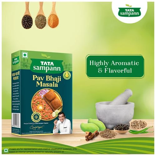 Tata Sampann Pav Bhaji Masala - With Natural Oils - Image 7