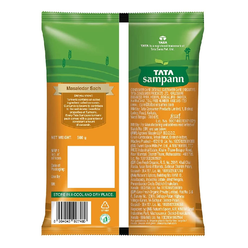 Tata Sampann Turmeric Powder With Natural Oils - Image 9