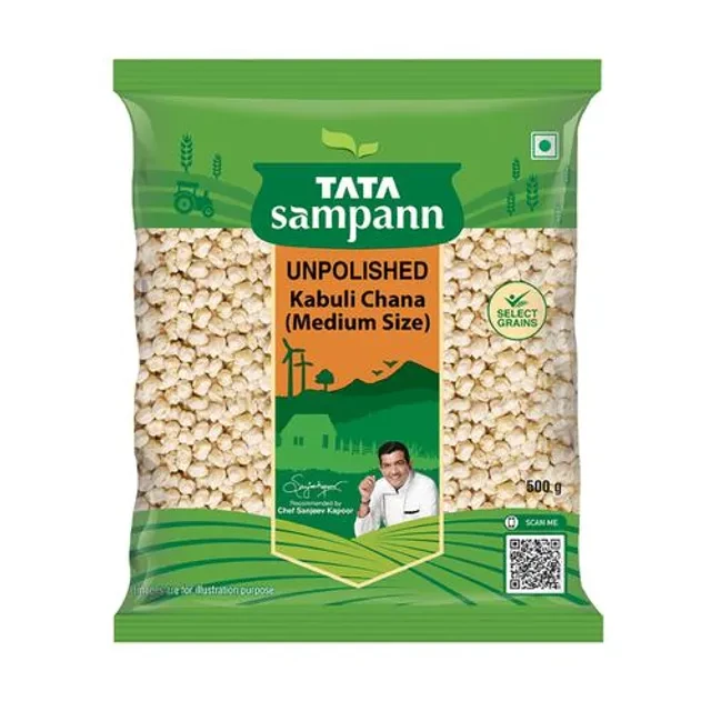 Tata Sampann Unpolished Kabuli Chana - Medium Size - Image 2