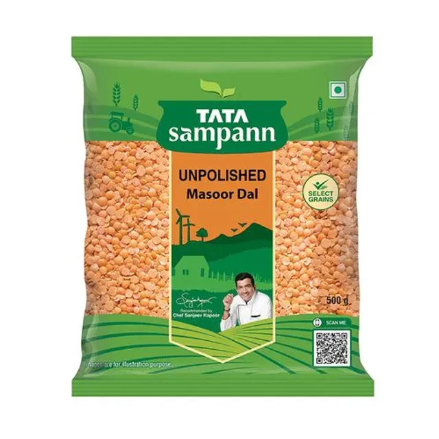 Tata Sampann Unpolished Masoor Dal - Split - Image 2