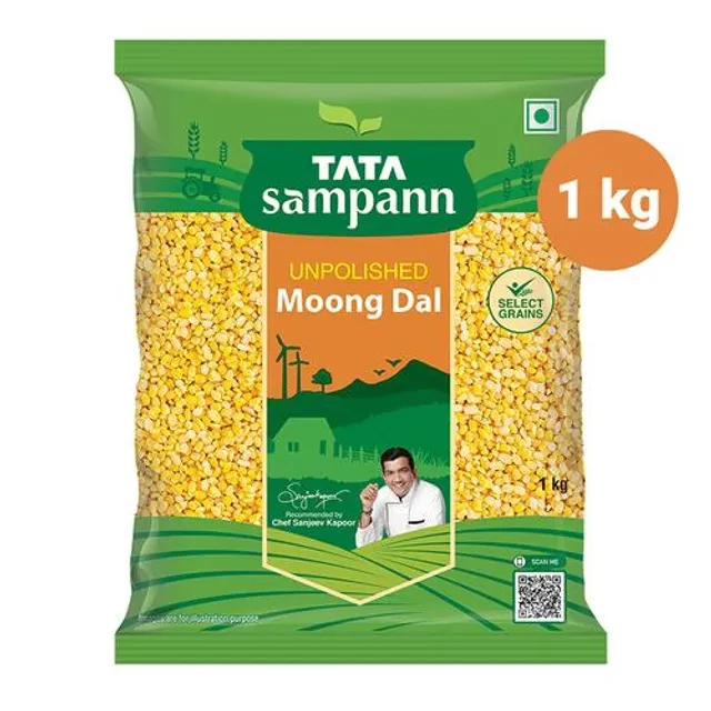 Tata Sampann Unpolished Moong Dal - Split