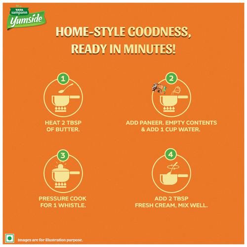Tata Sampann Yumside Punjabi Style Makhani Gravy - Ready To Cook - Image 7