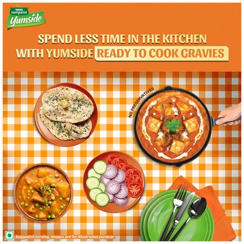 Tata Sampann Yumside Punjabi Style Makhani Gravy - Ready To Cook - Image 8