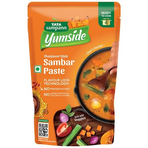 Tata Sampann Yumside Thanjavur Style Sambar Paste - Ready To Cook Tata Sampann Yumside Thanjavur Style Sambar Paste - Ready To Cook--150 g