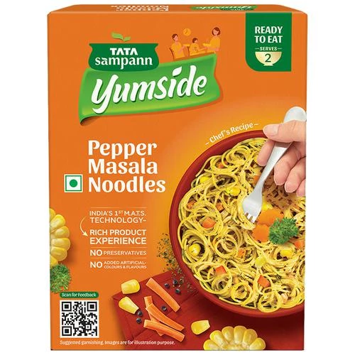 Tata Sampann Yumside pepper-masala-noodles-ready-to-eat-meal-serves-2 Tata Sampann Yumside pepper-masala-noodles-ready-to-eat-meal-serves-2--285 g