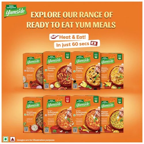 Tata Sampann Yumside schezwan-noodles-with-veggies-hot-spicy-ready-to-eat-meal-serves-2 - Image 10