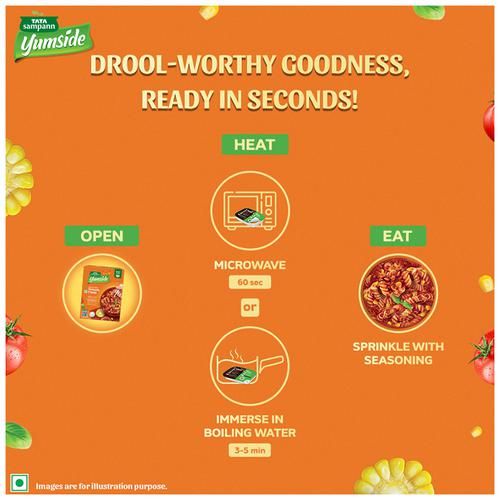Tata Sampann Yumside tomato-pasta-tangy-creamy-ready-to-eat-meal-serves-2 - Image 7