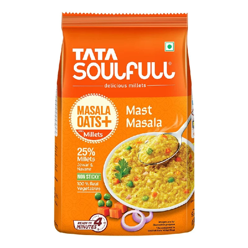 Tata Soulfull Masala Oats Tata Soulfull Masala Oats-Pack Size-500 g