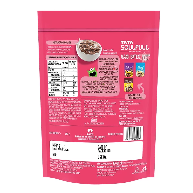 Tata Soulfull Ragi Bites Strawberry Fills - Image 3