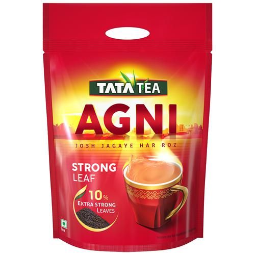 Tata Tea Agni 10% Extra Strong Leaves - Special Blend Black Tea Tata Tea Agni 10% Extra Strong Leaves - Special Blend Black Tea--1.5 kg Pouch