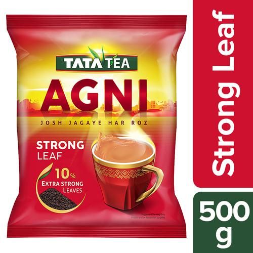 Tata Tea Agni Special Blend Tea - 10% Extra Strong Leaves Tata Tea Agni Special Blend Tea - 10% Extra Strong Leaves--500 g Pack