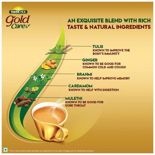 Tata Tea Gold Care Tea Blend - With Rich Taste & Natural Ingredients - Image 5