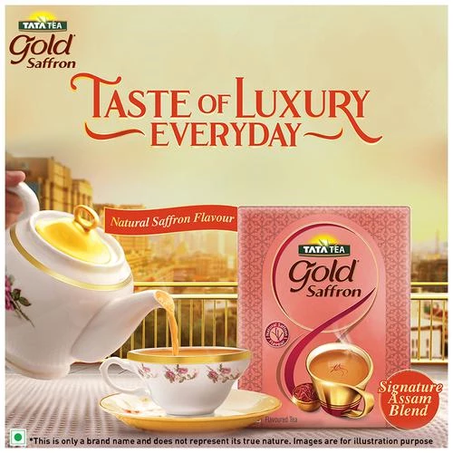 Tata Tea Gold Saffron Black Tea - Natural Flavour - Image 10