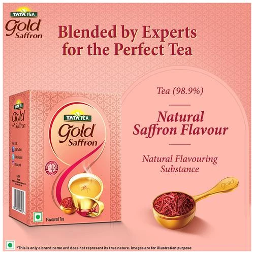 Tata Tea Gold Saffron Black Tea - Natural Flavour - Image 6
