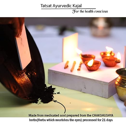 Tatsat 100% Natural Ayurvedic Kajal Pencil - Image 3