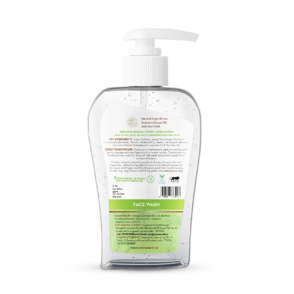 Tea Tree Face Wash with Neem for Acne and Pimples - Image 3
