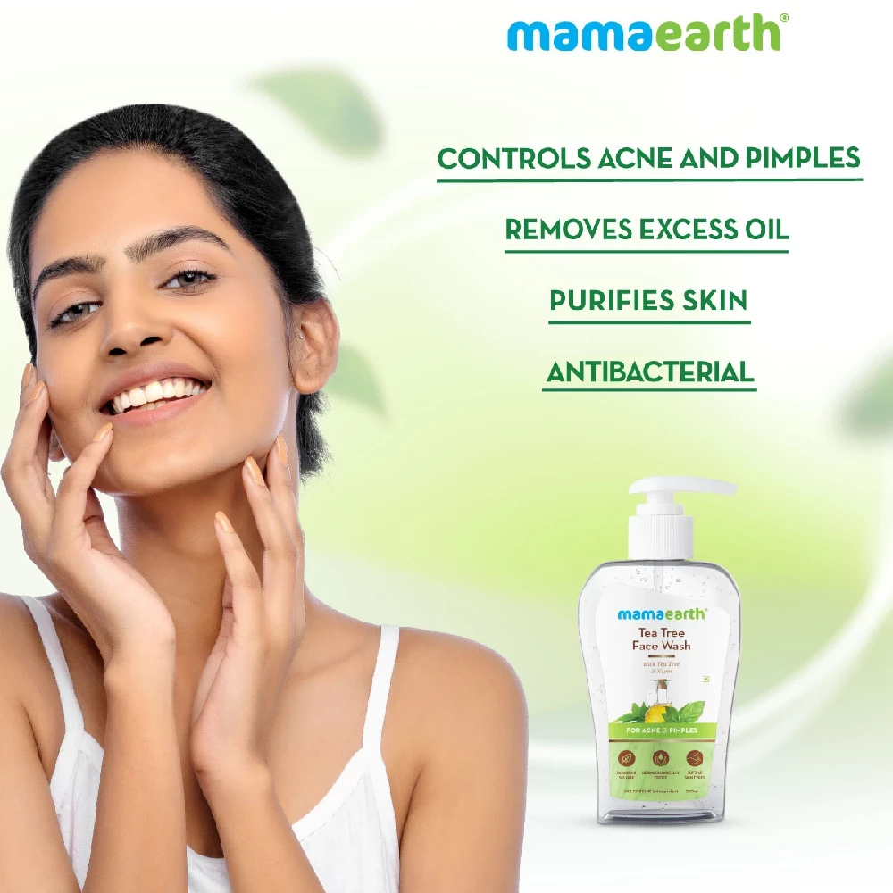 Tea Tree Face Wash with Neem for Acne and Pimples - Image 4