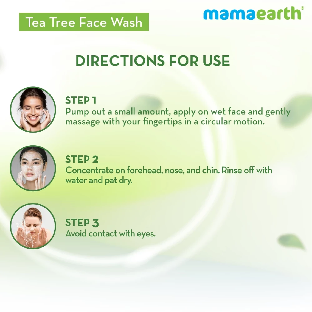 Tea Tree Face Wash with Neem for Acne and Pimples - Image 8
